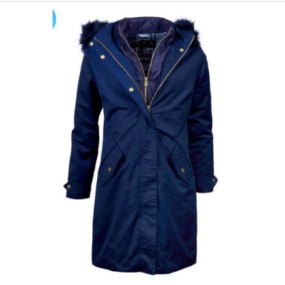 Barbour Bute Faux Trim Parka Waterproof 